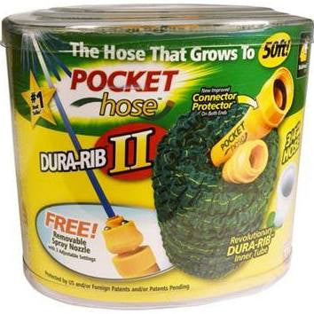 Pocket Hose Dura-Rib 50 ft. Expanding Garden Hose