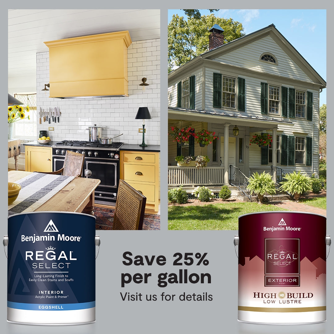 Transform Your Home Exterior this Spring with Benjamin Moore's Element Guard and Regal Exterior High Build