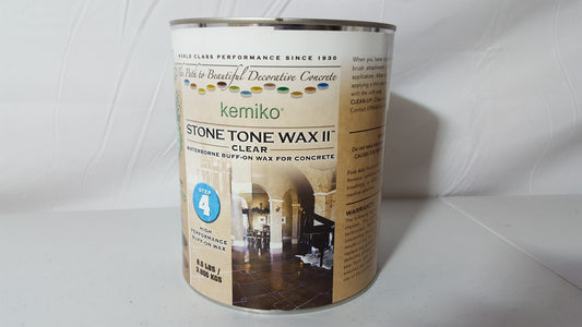 Stone Tone Wax II (Waterborne Buff-on Wax for Concrete)