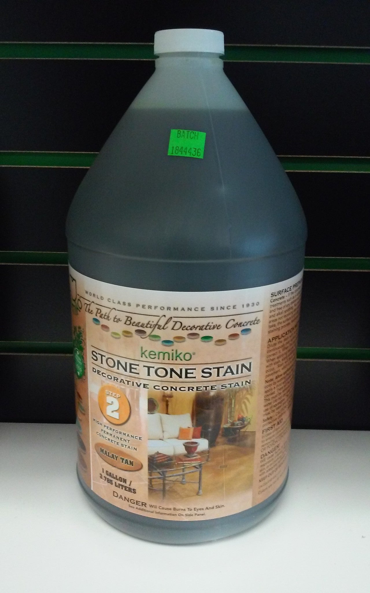 KEMIKO STONE TONE STAIN (Concrete Acid Stain) Malay Tan Gallon	