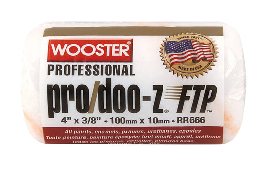 Wooster RR666 4" Pro/Doo-Z 3/8" Nap Roller Cover