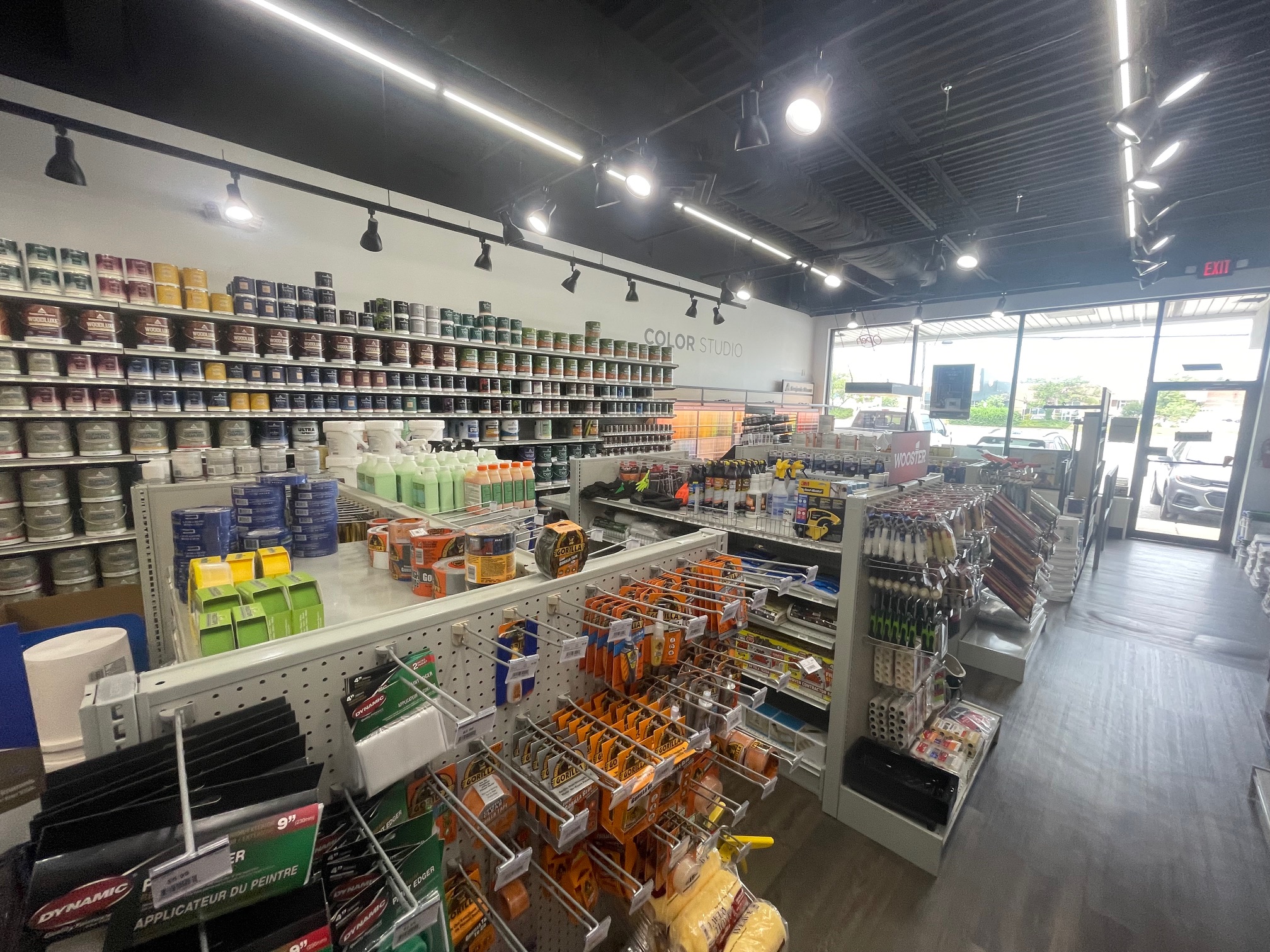dragonscale paint showroom floor
